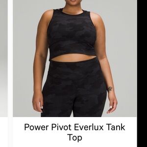 Lululemon Power Pivot Everlux Tank Top